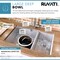 Ruvati 32" Undermount 60/40 Double Bowl Zero Radius 16 Gauge SS Kitchen Sink RVH7515 - alternate 9